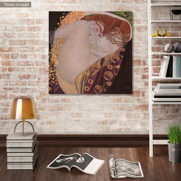 Canvas print Danae I, Klimt Gustav
