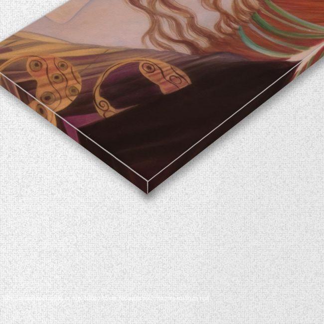 Canvas printDanae detail, Klimt G, four panels asymmetric