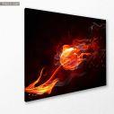 Canvas print Tulip on fire