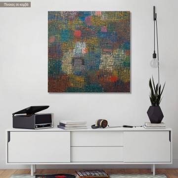 Πίνακας ζωγραφικής Colors from a distance, Klee Paul
