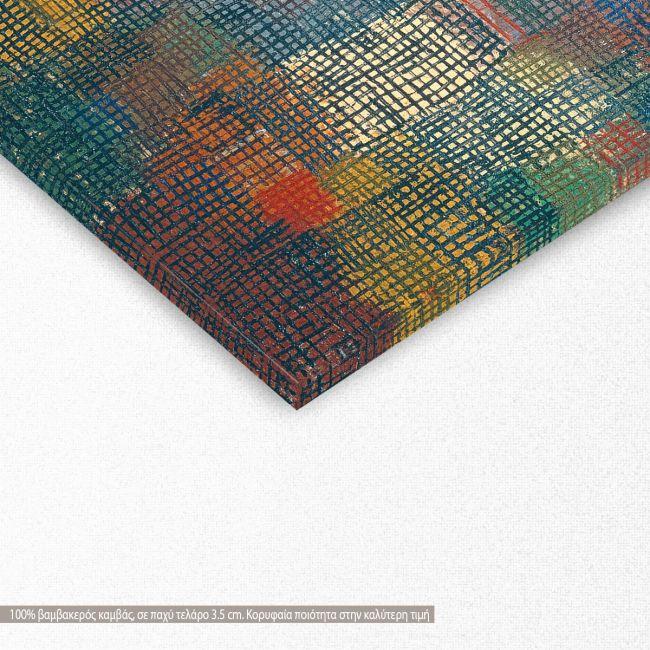 Πίνακας ζωγραφικής Colors from a distance, Klee Paul, λεπτομέρεια