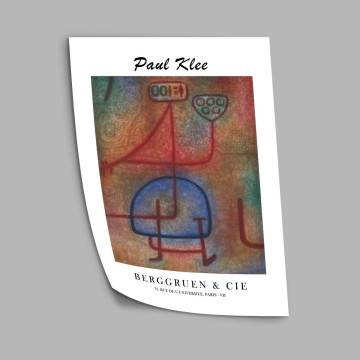  Klee Paul La belle jardinière , κάδρο, μαύρη κορνίζα 2