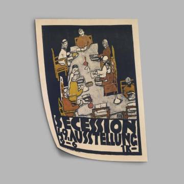 Exhibition Poster Schiele Egon, Secession 49, Poster 2