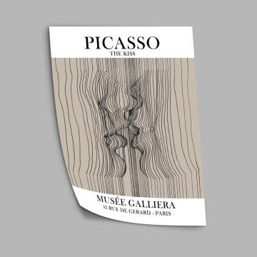 Exhibition poster, The kiss, Picasso 2