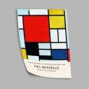  Mondrian Red Yellow Blue and Black , αφίσα, πόστερ