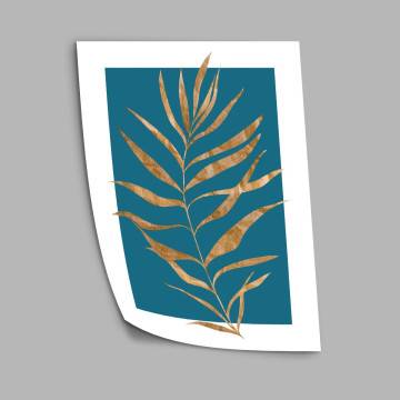 Leaves earthy tones III, poster 2