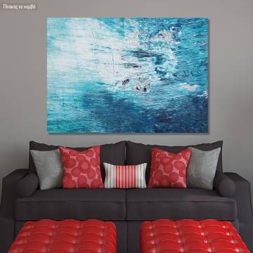Canvas print Blue abstract