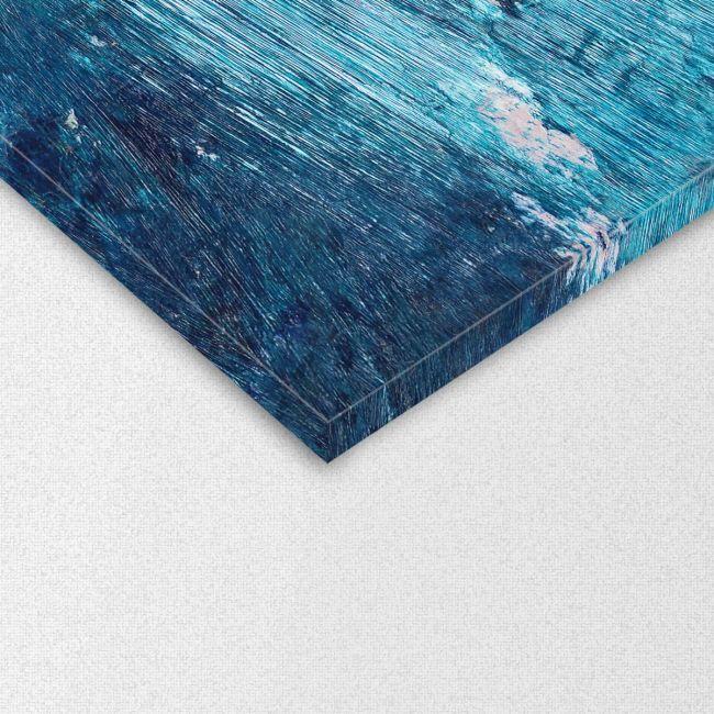 Canvas print Blue abstract