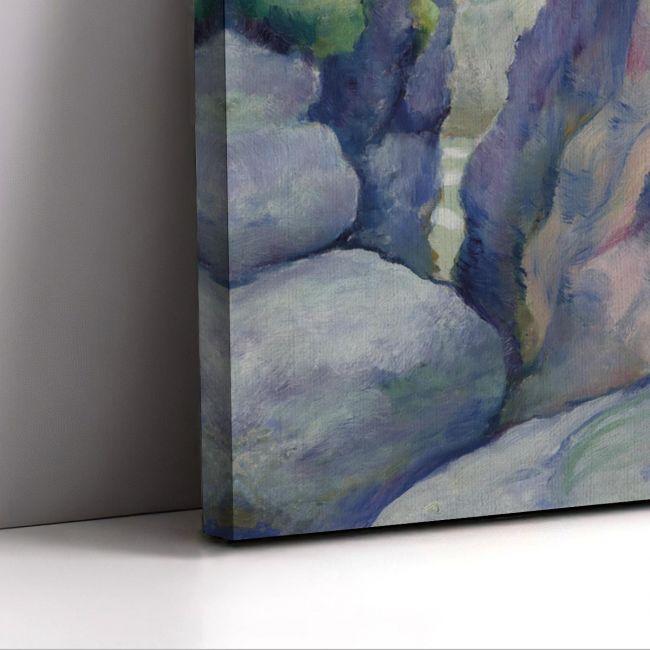 Canvas print Canyon in Tegernsee, Macke A.