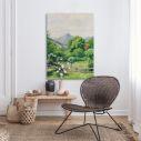 Canvas print Garden in Tegernsee, Macke A.