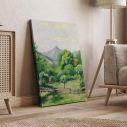 Canvas print Garden in Tegernsee, Macke A.