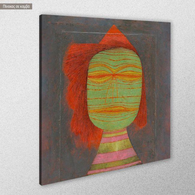 Canvas print Actor's mask. Klee P