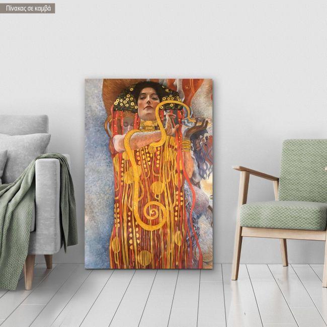 Canvas print Hygeia, Klimt Gustav