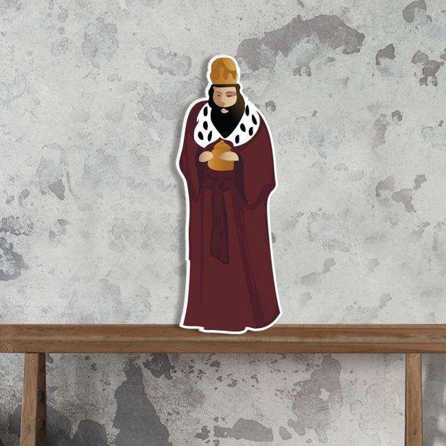 Wooden decorative figure 3 wise men