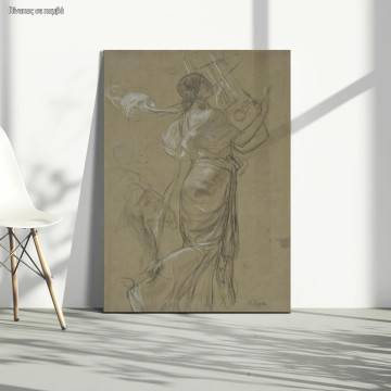 Canvas print Poetry, Gizis
