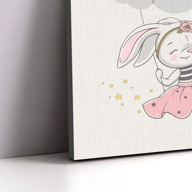 Canvas print Bunny swing