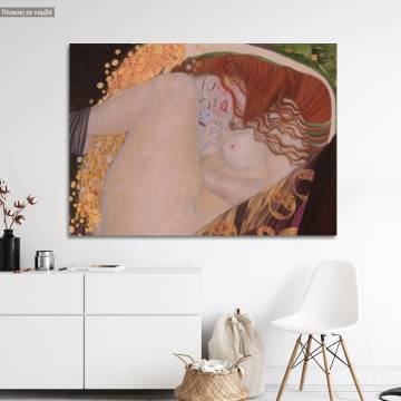 Canvas print Danae detail, Klimt G.