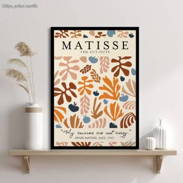 Exhibition Poster Matisse, My curves are not crazy,Poster