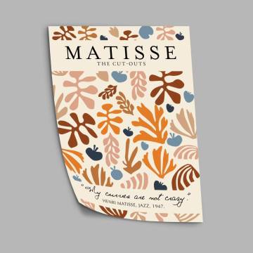 Exhibition Poster Matisse, My curves are not crazy,Poster 2