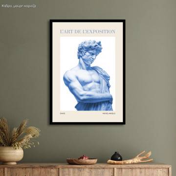 Exhibition poster L'art de l'exposition, Michelangelo
