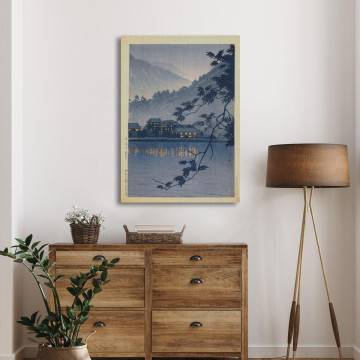 Canvas print Yomoto spa Kawase Hasui Framed canvas View 1 2