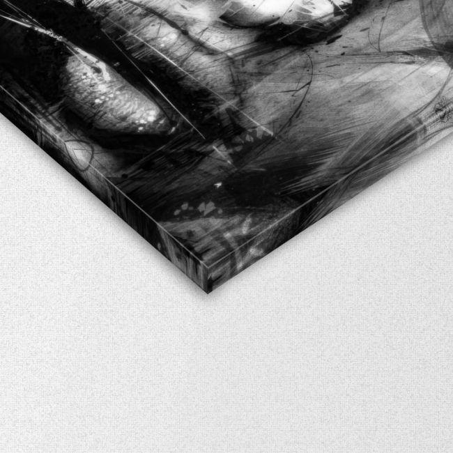 Πίνακας σε καμβά Πορτραίτο σε ασπρόμαυρο, καμβάς 6