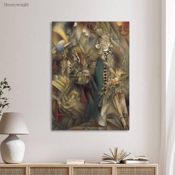 Canvas print Dancer in cafe, Metzinger J.