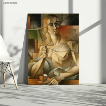 Canvas print Tea time, Metzinger J.