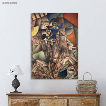 Πίνακας ζωγραφικής The blue bird, Metzinger J.