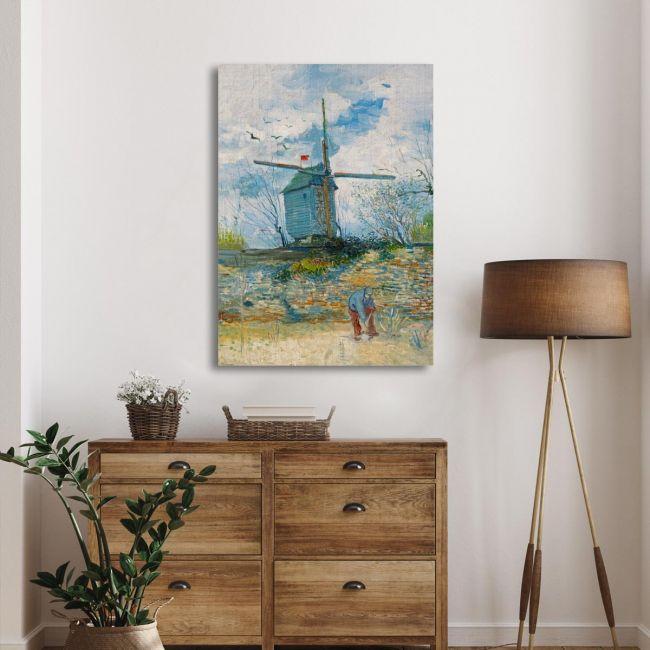 Canvas print Le moulin de la Galette, Vincent van Gogh