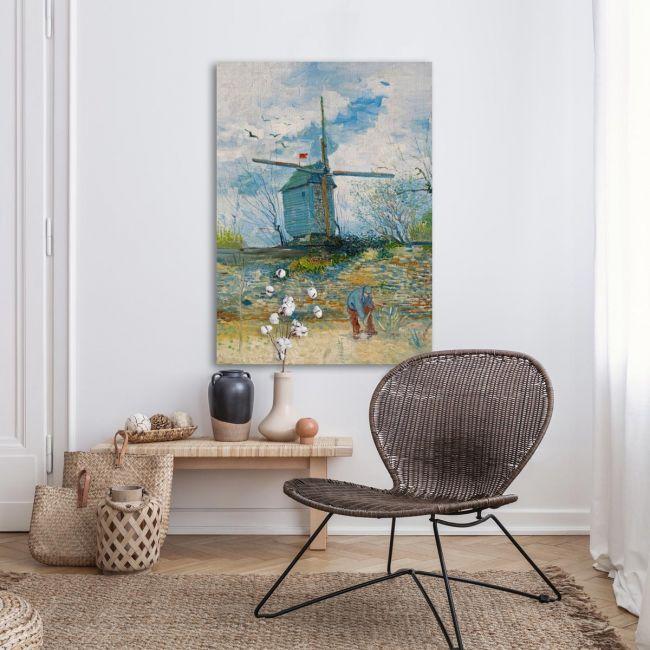 Canvas print Le moulin de la Galette, Vincent van Gogh