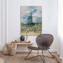 Canvas print Le moulin de la Galette, Vincent van Gogh