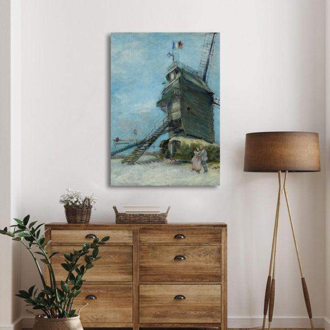 Canvas print Le moulin de la Galette 1887, Vincent van Gogh