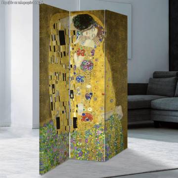 Παραβάν The kiss, G. Klimt
