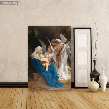Πίνακας ζωγραφικής Virgin with Angels, Bouguereau W. A.
