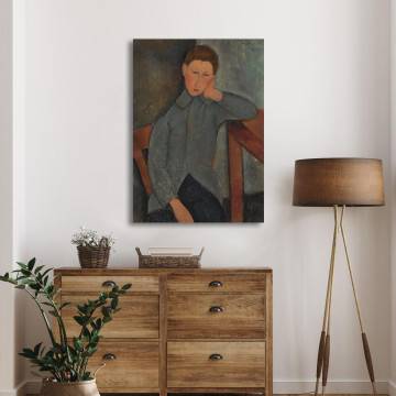 Canvas print The boy Amedeo Modigliani Framed canvas View 1 2
