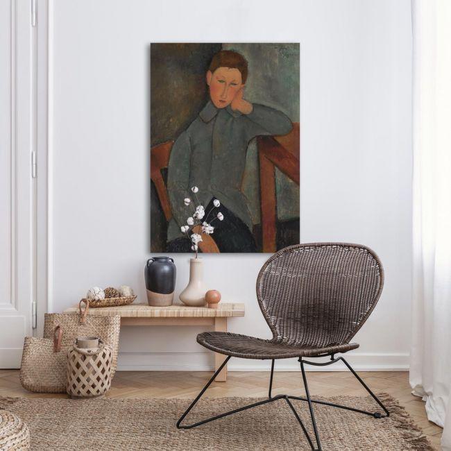 Canvas print The boy, Amedeo Modigliani