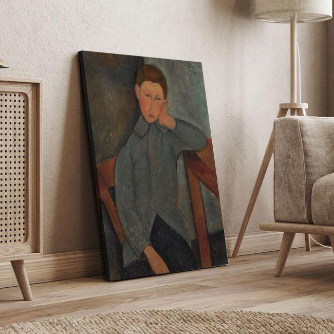 Canvas print The boy, Amedeo Modigliani