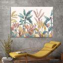 Canvas print Vintage tropical scene
