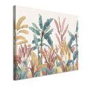Canvas print Vintage tropical scene