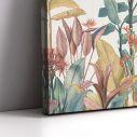 Canvas print Vintage tropical scene