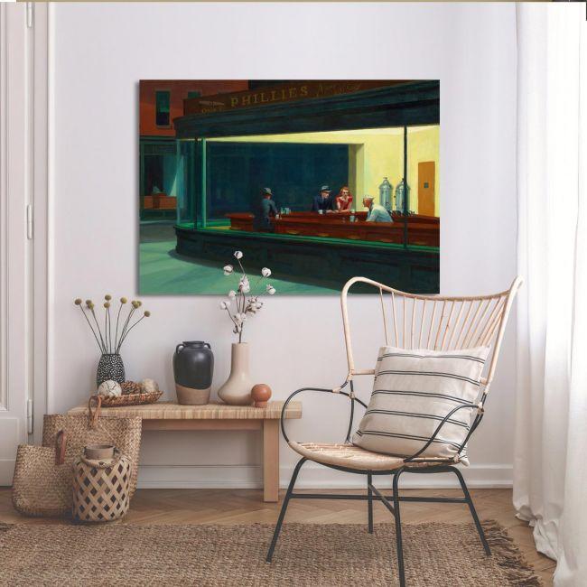 Canvas print Nighthawks, Hopper E.