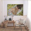 Canvas print The embrace, Schiele Egon