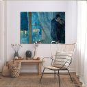 Canvas print Kiss by the window, Munch Edvard