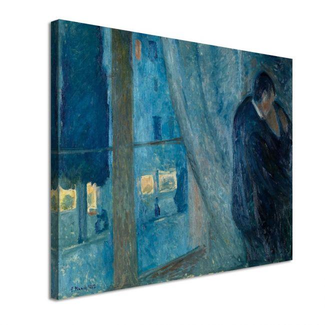 Canvas print Kiss by the window, Munch Edvard