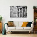 Canvas print Caryatides grayscale