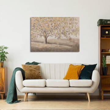 Canvas print Autumn tree golden leaves Framed canvas View 1 2