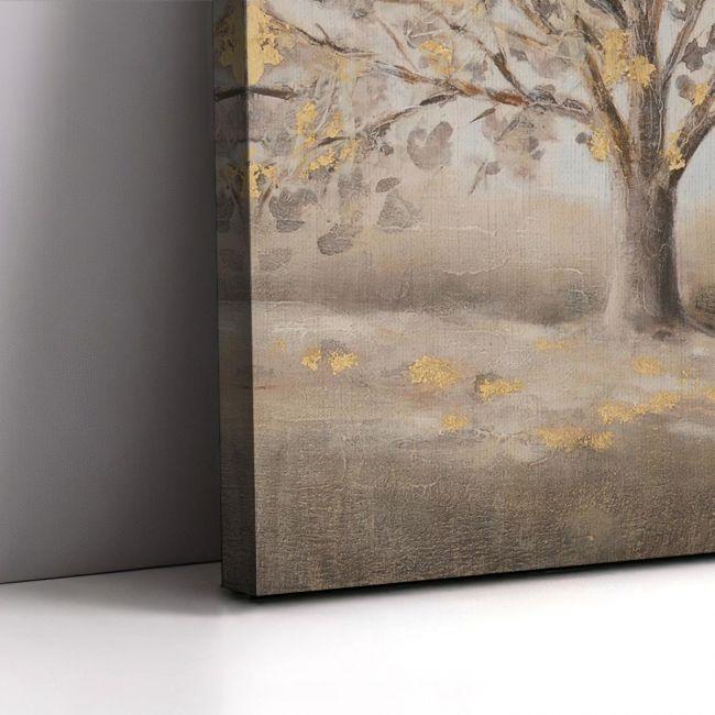 Canvas print, Autumn tree, golden leaves