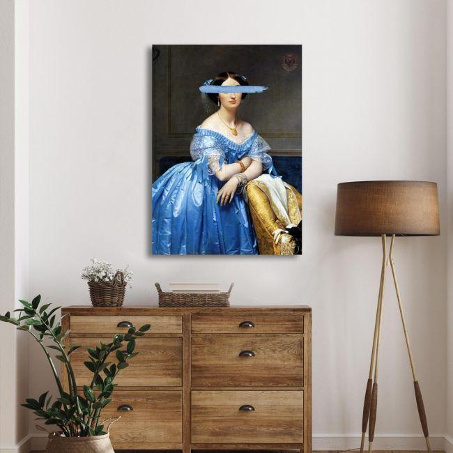Canvas print Reart IPrincesse de Broglie, Ingres J. A. D.