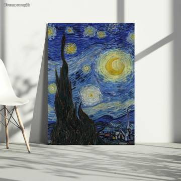 Canvas printStarry night detail, Vincent van Gogh